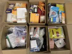 A Large Quantity of Assorted Miscellaneous Medical Items (6 Boxes).