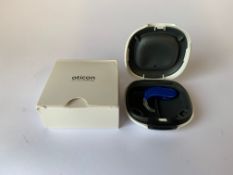 Oticon Xceed Play 1 BTE UP (REF: 214281) Blue. As new (1 Hearing Aid included)