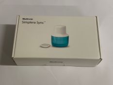 A box of five Medtronic Simplera Sync Glucose Sensors (REF: MMT-5120C1) As new (EXP: 25/04/24)
