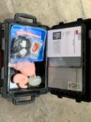 Cook Medical - Retrograde Ureteroscopic Lithotripsy Simulator with carry case. Pre-owned.