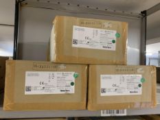 Thirty Packs of Rusch PTFE Coated AquaFlate Catheters (REF: P310114, 5 Per Pack, EXP: 2027-10-28). A