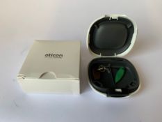 Oticon OPN Play 1 BTE PP (REF: 213023) Brown. As new (1 Hearing Aid included)