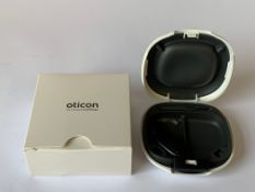 Oticon Xceed 1 BTE UP (REF: 214252) Black. As new (1 Hearing Aid included)