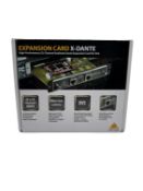 As new Behringer X-Dante Expansion Card for X32 (Box sealed) (EAN: 4033653014335)