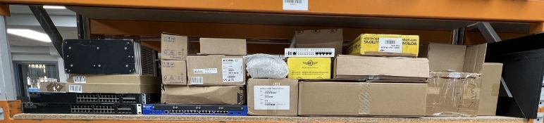 Assorted new and pre-owned IT and electrical items (All items sold as seen).