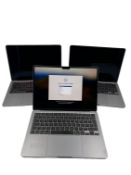 Three pre-owned Apple MacBook's sold for parts - 1 x MacBook Air 13