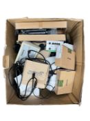 Assorted new and pre-owned IT and electrical items (All items sold as seen).