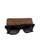 Pre-owned Ray-Ban Meta Smart Glasses with charging case.