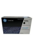 As new HP 149X Black High Capacity Toner Cartridge (M/N: W1490X) (DOM: 10/05/24).