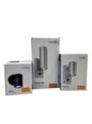 Eighteen as new Acel Saxby PIR Outdoor Wall Lights (Various models).