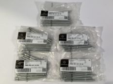 Fifty Mercedes-Benz Brake Pad Caliper Guide Retaining Pins (5 packs total - 10 units per pack) (HWA