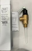 Four Bailey Birkett Pressure and Temperature Safety Relief Valve - Type 716T - Size 3/4 (BSP) box ta