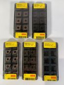 Five packs of assorted Sandvik Coromant CNC/Lathe Carbide Inserts (10 Per Pack) As New.