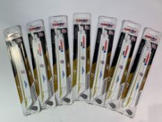 Seven Packs Of Lenox Gold Reciprocating Saw Blades, up to 2x Life. 9