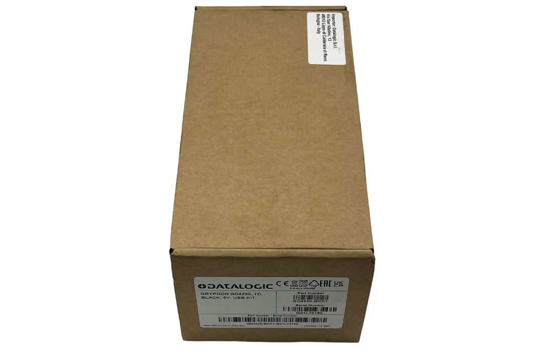 Datalogic Gryphon GD4220 1D Linear Imager Barcode Scanner (P/N: GD4220-BKK1).