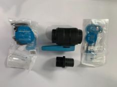 Four packs of Trudesign mixed items to included Skin Fitting Domes 1'1/2 BSP (90418), Skin Fitting I