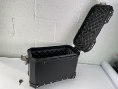 Bagtecs Motorcycle Aluminium Pannier XW30 Side Case - 30ltr - Black - Right.