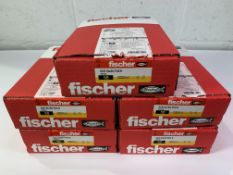Two hundred and fifty (five boxes) of FISCHER fixings - SXR 10 x 80 FUS R - Frame Plugs (46340). Sea