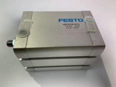 Festo Pneumatic Air Cylinder Unit, 0.6-10 Bar (item has some surface marks) (ADN-63-60-A-P-A).