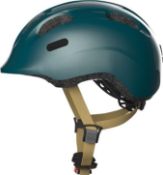 ABUS Smiley 2.0 Kid's Helmet - Royal Green - S 45-50 (Stock image).