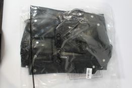 Corset Story Black Leather Look PU Underbust with Halter Strap, A3506. Size UK 24. As New.