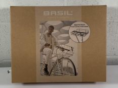 A Basil Portland Front Carrier in Black. As new.