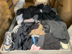 A Quantity Of Assorted Pre - Owned Clothing And Related Items (Stillage Not Included).
