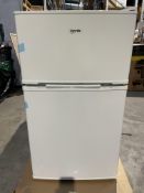 IGENIX IG347FF Undercounter Fridge Freezer - White (a minor dent to the corner of main door).