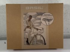 A Basil Portland Front Carrier in Black. As new.