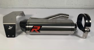 Dominator Exhaust Silencer Muffler System HP2 + DB Killer Medium To Fit Triumph Sprint 1050 ST - 200