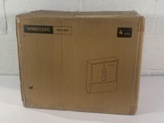 Four Wall Mounted Letterbox Modern Mailbox Lockable Mail Boxes (REF: WMB020G). As New.