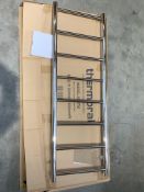 Thermorail SR17M Straight Round Polished Stainless Ladder Heated Towel Rail (Dimensions: W400 x H112
