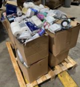 A Pallet of Miscellaneous Items to Include Tools, Health and Homewares.