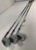 Three Callaway MG Apexs irons R/H 6,7,8 (Preowned).