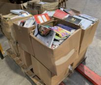 Pallet of Assorted Books to Include Fiction, Educational Resources and Reference - New and Pre-owned