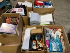 Miscellaneous Items to include Stationery, Small Hardware and Cleaning Products.