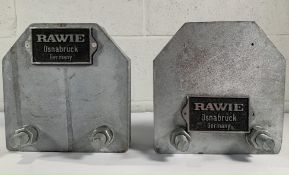 Two Rawie Osnabruck Germany Heavy Duty Industrial/Train Buffer End Stops, Used, Item Does Have Some