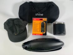 Shine Portable Wind Turbine 40w with carry case, hat, mug and Digital Anemometer. As new