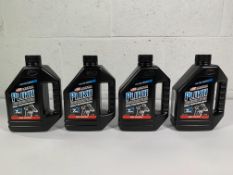 Four Maxima Plush High Performance Suspension Fluids, Zero Fade Formula, 7WT, 1 Liter/33.8FL.OZ, Bik