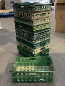 Ten Assorted Stacking and Nesting Crates.
