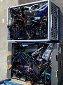 Two boxes of sunglasses and eyewear (Approximately 150 pairs).