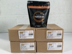 Four boxes (8 units) of as new Torq Hydration - Tangerine - Rapid Rehydration Electrolytes Powder fo
