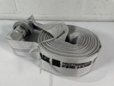 Black Professional Fire Hose - 20M - 8BAR.