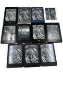 Assorted pre-owned Amazon Kindle E-Readers (Sold as seen).