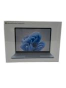 As new Microsoft Surface Laptop Go 3 Laptop in Ice Blue with Intel Core i5 12th Gen CPU, 16GB RAM, 2