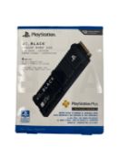 As new Western Digital Black SN850 4TB NVMe SSD M.2 for Sony PS5 (EAN: 619659198114) (Box sealed).