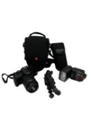 Pre-owned Canon EOS 100D DSLR Camera & EF-S 18-55mm f/3.5-5.6 IS STM Lens with 2 x Batteries, Charge