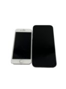 Two Apple iPhones sold for parts (iCloud account locked, sold for parts only).