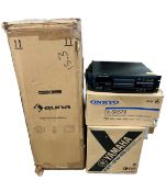 Four pre-owned audio items: 1 x Tascam DA-20 MKII, 1 x Onkyo TX-SR578, 1 x Yamaha YST-SW45 & 1 x Aun