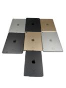 Seven assorted Apple iPads Sold for parts (All iCloud account locked, sold as seen).